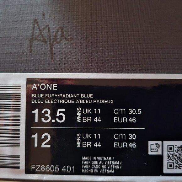 A'ja Wilson A'ONE - Picture 4 of 4